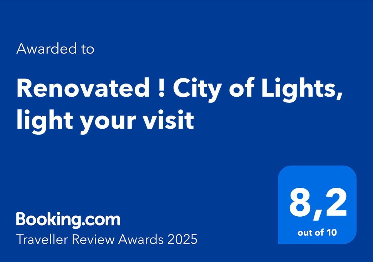 Renovated ! City Of Lights, Light Your Visit Paris Exterior foto